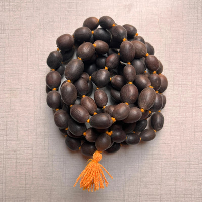 Rhaa Original Kamal Gatta Mala, Lotus Seed Mala, Jaap Mala for Laxmi Pujan Beads Wood Chain