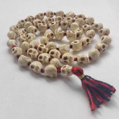 Mahakal Aghori Nar Mund Mala, Kaali Mala Beads Dori Necklace