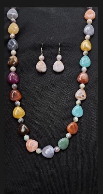 Yavikacreation Pearl Stone Necklace