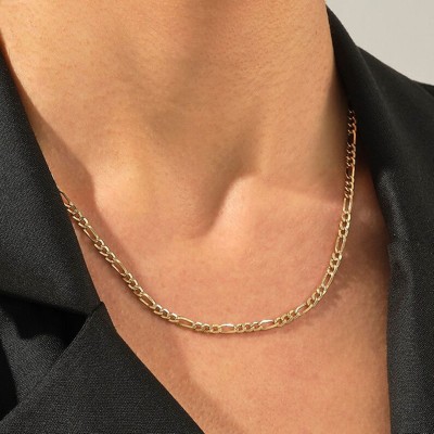 zoomi fashion figaro chain 57 Gold-plated Plated Brass Chain