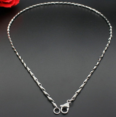 JMAATRCHAAYA STYLISH CHAINS Sterling Silver Plated Alloy Chain