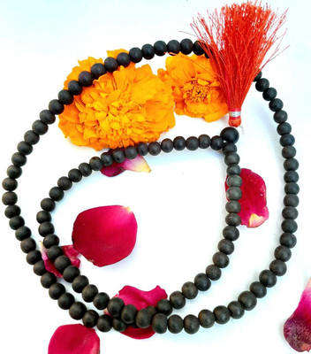 Shyam Handicraft natural karungali wood (ebony) 7mm beads jap mala Wood Necklace