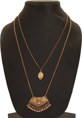 Kiggo Trendy Layered Fashion Alloy Necklace