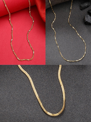 NVR Gold-plated Plated Alloy Chain