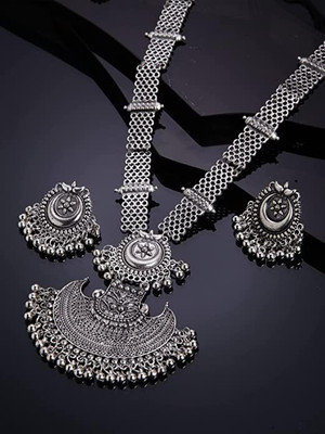 MAYRA TRADING Alloy Silver Jewellery Set(Pack of 1)