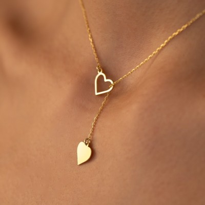 JRISSY Statement Heart Gold Plated Necklace Gold-plated Plated Alloy Necklace