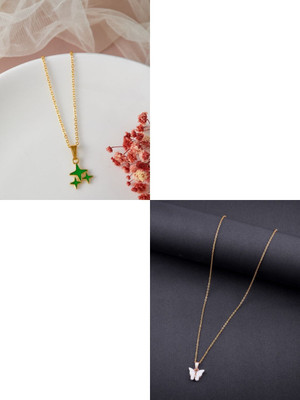 BRANDSOON Gold-plated Plated Brass Chain Set