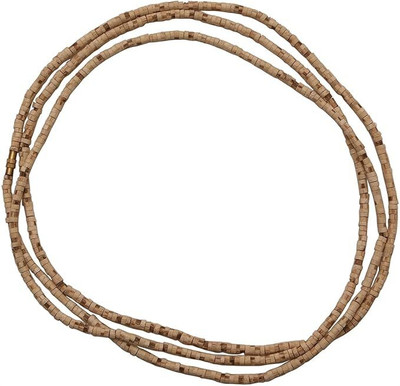 BEADzz Holy basil Tulsi Kanth Mala Wood Chain