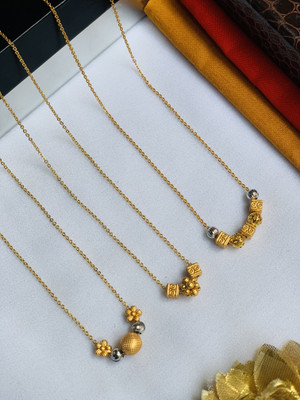 zenley Gold-plated Plated Alloy Chain Set