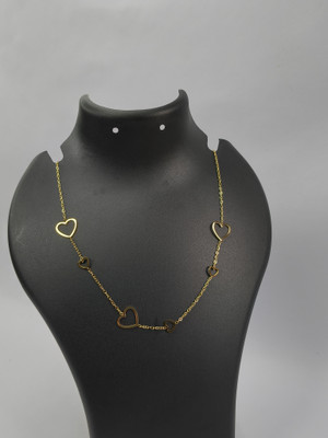 Tarini Jewels and Accessories Trending Instagram viral chain for women Gold-plated Plated Stainless Steel Chain