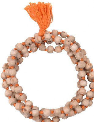 Jewelswonder Tulsi Jaap Mala 108+1 Beads Wood Chain for begti Beads Wood Chain