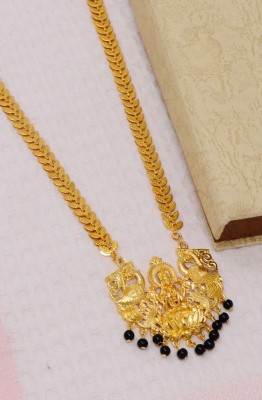 UMA BIG LAXMI PENDENT NECKLACE Gold-plated Plated Alloy Necklace