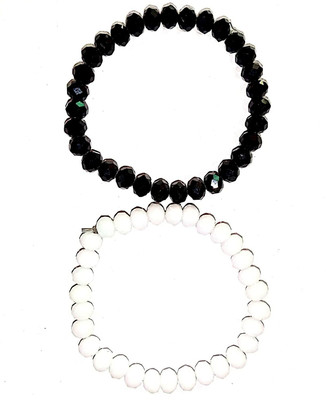 SHREENATHJI Rudraksha Crystal Bracelet Set