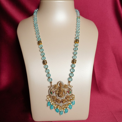 PVG Horizon Traditional Ethnic Trendy Gold-Plated Beads Necklace for Women & Girls Beads Gold-plated Plated Metal Necklace