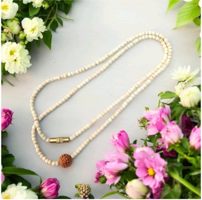 Shirjewellery589 Rudra Ksha Mala Tulsi Kanthi Mala Original Wood Chain