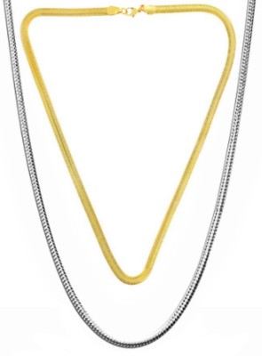 Neerajyoti Sterling Silver, Gold-plated, Silver Plated Silver, Sterling Silver, Alloy, Stainless Steel Chain Set