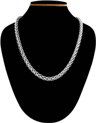 Hosamavi 1 gram High Quality Indian Polished “20” Inches Gold Chain for Men and boy Gold-plated Plated Alloy Chain