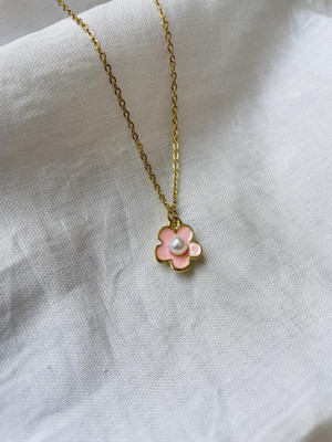 Adore Jewels stylish western lightweight neclace for daily wear Gold-plated Plated Stainless Steel Chain Set