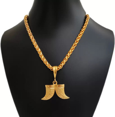 Honila 1 gram High Quality Indian Polished “20” Inches Gold Chain for Men and boy Gold-plated Plated Alloy Chain