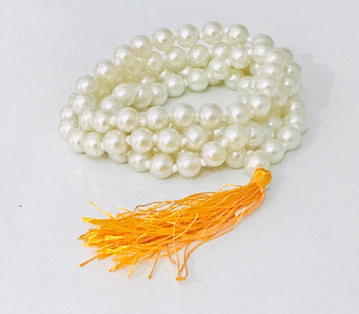 World Platform Original 108 beads moti Jaap mala Beads, Pearl Plastic Chain