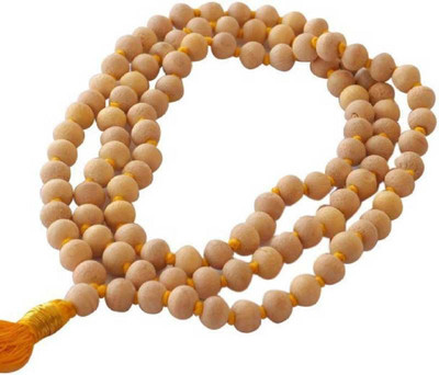 RAMANSH POOJAN SAMAGRI KENDERA Tulsi Jaap mala for puja, Holy Rosary/Meditation Yoga Mala Jaap Mala 108 Bd Wood Chain