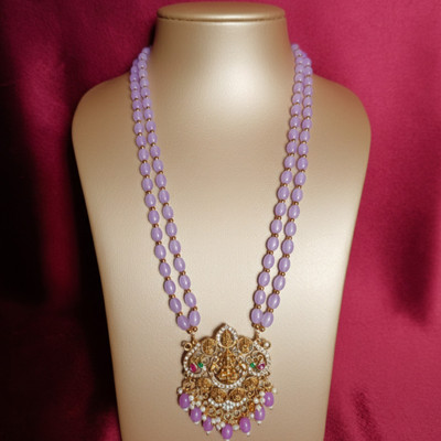 PVG Horizon Traditional Ethnic twoLine Bead Necklace | Ethnic Trendy Gold Plated Beads Gold-plated Plated Alloy Necklace