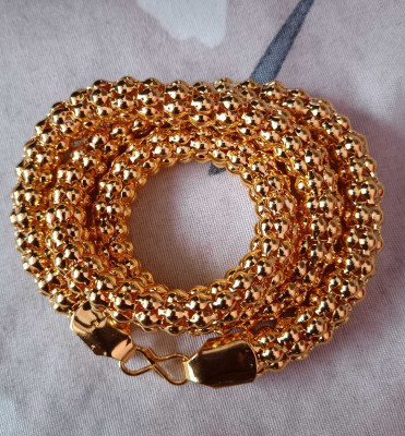 hisa waterproof SHORT SIZE 20 INCH south look porous LIGHT WEIGHT ALLOY chain Gold-plated Plated Brass, Alloy Chain