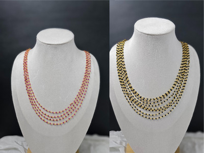 Mala by Shreeji Art Plated Alloy Necklace Gold-plated Plated Alloy Necklace