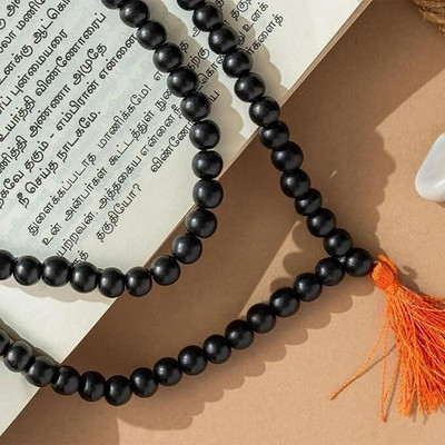 Sarvaksh SARVAKSH / Original Karungali Malai Jaap Mala 108 Premium Ebony Wood Jaap Mala Wood Chain