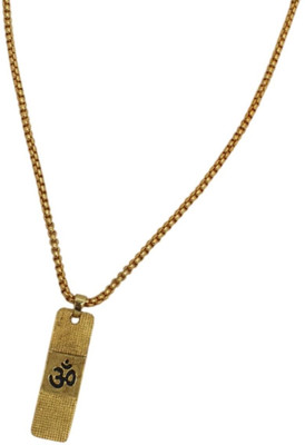 Fine Creation SHIV SHAKTI KAVACH LOCKET Gold-plated Plated Brass Necklace Set