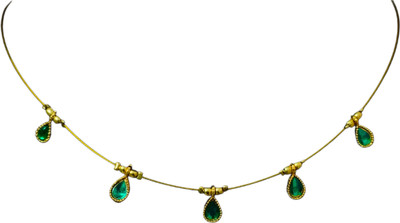 PKElite AD 5 DROPS Invisible chain for Women's, 42 cm Necklace Gold-plated Plated Brass Necklace