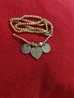 jeni Mangalyam chain Gold-plated Plated Copper Chain Set