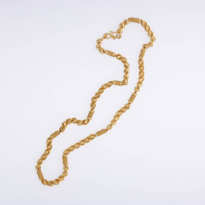 COCHAVI 1 gram High Quality Indian Polished “20” Inches Gold Chain for Men and boy Gold-plated Plated Alloy Chain
