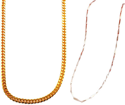 Nawab Collection Fashionable Stylish And Trendy Classic Design Chain for Women Gold-plated Plated Brass Chain