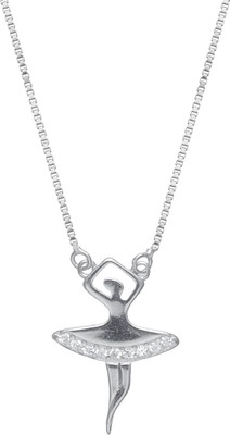 TASSYA 925 Sterling Silver heart gold plated chain pandent |Gifts for Women & Girls Gold-plated Plated Silver Necklace