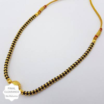 Karishma Kreations Traditional Wedding Pearl Ethnic Jewellery Broad Heavy Marathi Maharashtrian Kolhapuri Saaj Thushi Mangalsutra Pendant