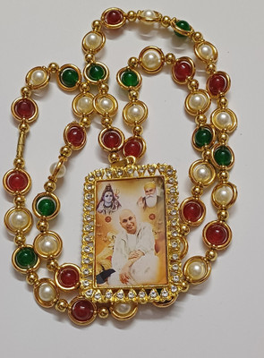 GURUJI CREATION RING MALA GURUJI Metal, Stone, Plastic Chain