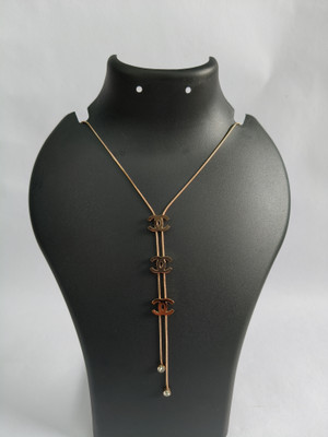 Tarini Jewels and Accessories Gold Instagram trending Necklace Stainless Steel Necklace