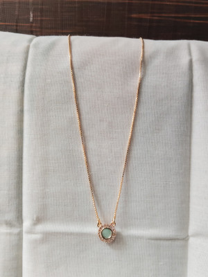 RDH Jewellery Crystal Gold-plated Plated Stainless Steel Chain