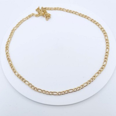 zoomi fashion figaro chain 68 Gold-plated Plated Brass Chain