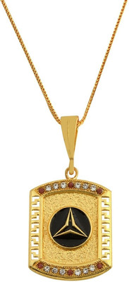 RIYAASHI Gold plated chain with pendant necklace jewelry set for men women unisex Gold-plated Plated Brass Chain