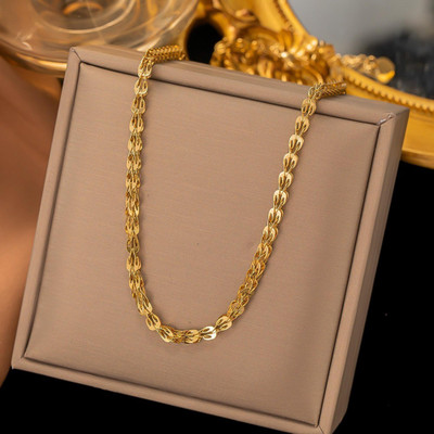 MYKI Gold-plated Plated Stainless Steel Necklace