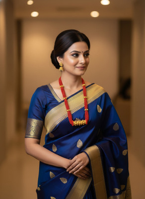 Himayalan Jewels Nepali Red Hydro Naugedi Tilhari Pote for Women | Nepali Traditional Jewelry Gold-plated Plated Brass Necklace