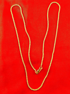 Faizam Collection Size 21 inch Gold-plated Plated Brass Chain