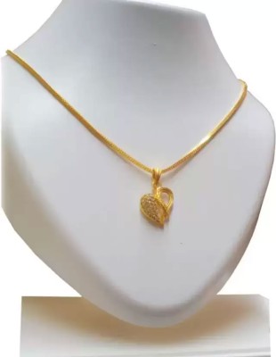 JEW-BB Women Dil Pandant Gold-plated Plated Metal Necklace Set