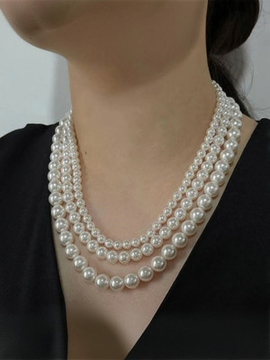 Agrawal Sales Agrawal sales layered for women Beads Gold-plated Plated Alloy Layered