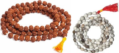 AKNaturals Vaijanti Mala 108+1 Beads for Wearing/Jaap Rudraksha Chain