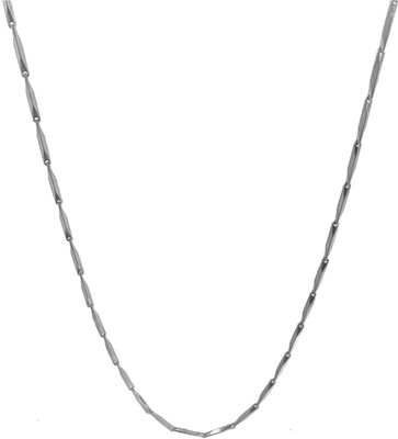 MAATRCHAAYA Silver plated chain Rhodium Plated Alloy Chain Set