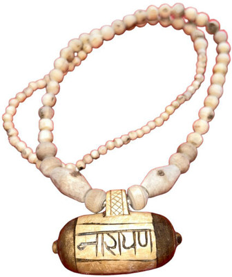 Mtkpcl Shri Narayan Kawach Wood Necklace