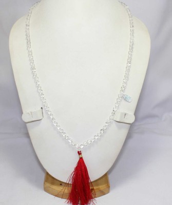 PH Artistic Necklace 1 Line Strand String Beaded jaap mala garland white crystal Stone B794 Crystal Necklace